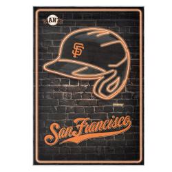 mlb san francisco giants area rug non slip baseball carpet home decor gift idea for fans sfg29