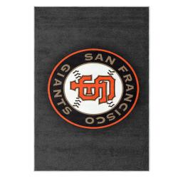 mlb san francisco giants area rug non slip baseball carpet home decor gift idea for fans sfg39