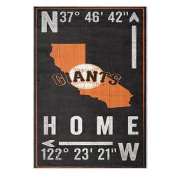 mlb san francisco giants area rug non slip baseball carpet home decor gift idea for fans sfg41