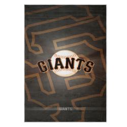 mlb san francisco giants area rug non slip baseball carpet home decor gift idea for fans sfg5