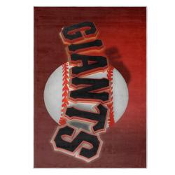 mlb san francisco giants area rug non slip baseball carpet home decor gift idea for fans sfg80