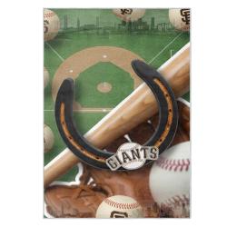 mlb san francisco giants area rug non slip baseball carpet home decor gift idea for fans sfg81