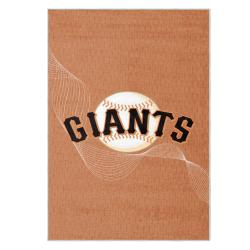 mlb san francisco giants area rug non slip baseball carpet home decor gift idea for fans sfg98