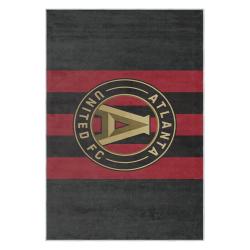 mls atlanta united fc soccer team logo sport carpet area rug home decor gift aufc106