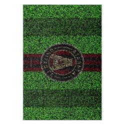 mls atlanta united fc soccer team logo sport carpet area rug home decor gift aufc11