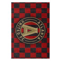 mls atlanta united fc soccer team logo sport carpet area rug home decor gift aufc12