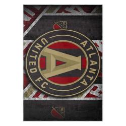 mls atlanta united fc soccer team logo sport carpet area rug home decor gift aufc16