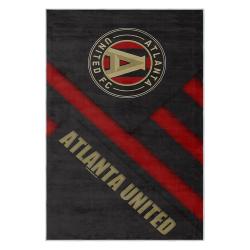 mls atlanta united fc soccer team logo sport carpet area rug home decor gift aufc21