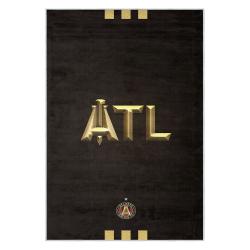 mls atlanta united fc soccer team logo sport carpet area rug home decor gift aufc24