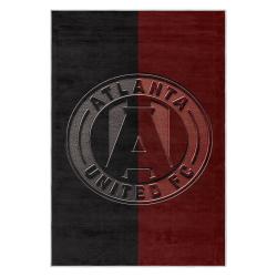 mls atlanta united fc soccer team logo sport carpet area rug home decor gift aufc26