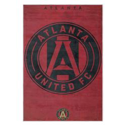mls atlanta united fc soccer team logo sport carpet area rug home decor gift aufc35