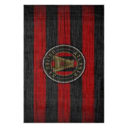 mls atlanta united fc soccer team logo sport carpet area rug home decor gift aufc36