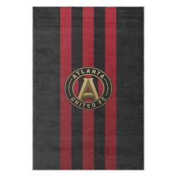 mls atlanta united fc soccer team logo sport carpet area rug home decor gift aufc38