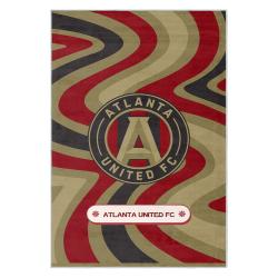 mls atlanta united fc soccer team logo sport carpet area rug home decor gift aufc4