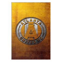 mls atlanta united fc soccer team logo sport carpet area rug home decor gift aufc40