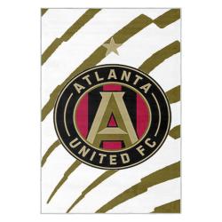 mls atlanta united fc soccer team logo sport carpet area rug home decor gift aufc45