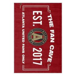 mls atlanta united fc soccer team logo sport carpet area rug home decor gift aufc49