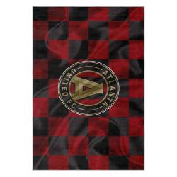 mls atlanta united fc soccer team logo sport carpet area rug home decor gift aufc57