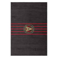 mls atlanta united fc soccer team logo sport carpet area rug home decor gift aufc6