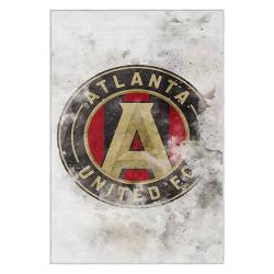 mls atlanta united fc soccer team logo sport carpet area rug home decor gift aufc66