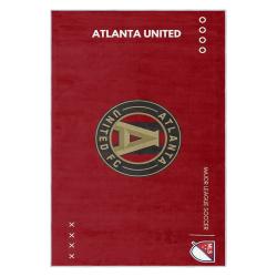 mls atlanta united fc soccer team logo sport carpet area rug home decor gift aufc68