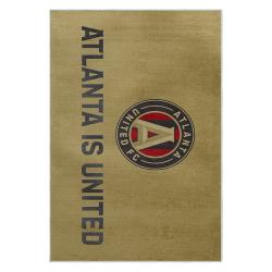 mls atlanta united fc soccer team logo sport carpet area rug home decor gift aufc70
