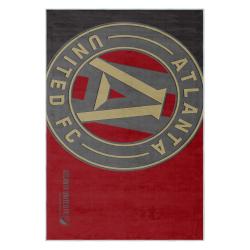 mls atlanta united fc soccer team logo sport carpet area rug home decor gift aufc76
