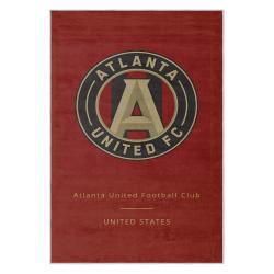 mls atlanta united fc soccer team logo sport carpet area rug home decor gift aufc79