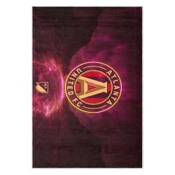 mls atlanta united fc soccer team logo sport carpet area rug home decor gift aufc8