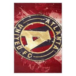 mls atlanta united fc soccer team logo sport carpet area rug home decor gift aufc80