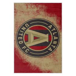 mls atlanta united fc soccer team logo sport carpet area rug home decor gift aufc83