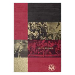 mls atlanta united fc soccer team logo sport carpet area rug home decor gift aufc84