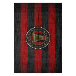 mls atlanta united fc soccer team logo sport carpet area rug home decor gift aufc9