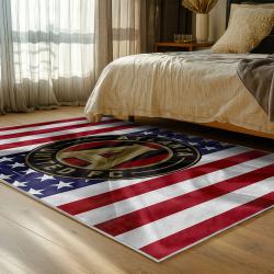 mls atlanta united fc soccer team logo sport carpet area rug home decor gift bedroom aufc101