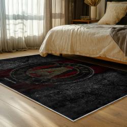 mls atlanta united fc soccer team logo sport carpet area rug home decor gift bedroom aufc15