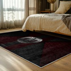 mls atlanta united fc soccer team logo sport carpet area rug home decor gift bedroom aufc19
