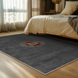 mls atlanta united fc soccer team logo sport carpet area rug home decor gift bedroom aufc23