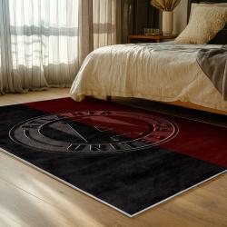 mls atlanta united fc soccer team logo sport carpet area rug home decor gift bedroom aufc26