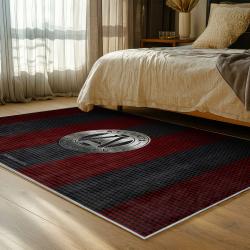 mls atlanta united fc soccer team logo sport carpet area rug home decor gift bedroom aufc3