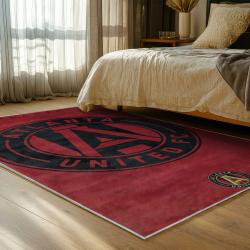 mls atlanta united fc soccer team logo sport carpet area rug home decor gift bedroom aufc35