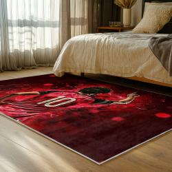 mls atlanta united fc soccer team logo sport carpet area rug home decor gift bedroom aufc5
