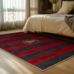 mls atlanta united fc soccer team logo sport carpet area rug home decor gift bedroom aufc61