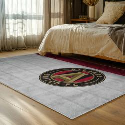 mls atlanta united fc soccer team logo sport carpet area rug home decor gift bedroom aufc63