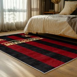 mls atlanta united fc soccer team logo sport carpet area rug home decor gift bedroom aufc67