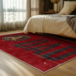mls atlanta united fc soccer team logo sport carpet area rug home decor gift bedroom aufc73