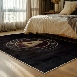 mls atlanta united fc soccer team logo sport carpet area rug home decor gift bedroom aufc82