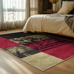 mls atlanta united fc soccer team logo sport carpet area rug home decor gift bedroom aufc84