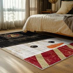 mls atlanta united fc soccer team logo sport carpet area rug home decor gift bedroom aufc91