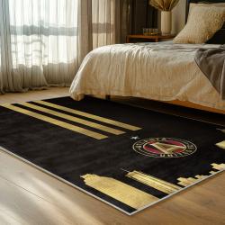 mls atlanta united fc soccer team logo sport carpet area rug home decor gift bedroom aufc98