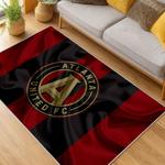 mls atlanta united fc soccer team logo sport carpet area rug home decor gift living room aufc10